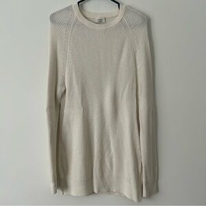 Wilfred Knit Wool Blend Ribbed Crewneck Long Sleeve Sweater